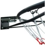 Solid Steel Basketball Hoop Ring With Net - Image 2