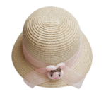 Girls Sun Straw Hat In Multi-Design For Summer Holiday And Outdoor Activities - Image 5