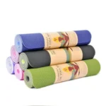 TPE Non-Slip Fitness Yoga Mat 6mm - Image 2