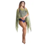 Elegant Versatile Summer Scarf with Buttons - Image 3