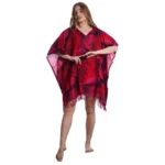 Open Design Womens Patterned Scarf - Image 7