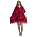 Open Design Womens Patterned Scarf - Image 2