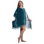 Open Design Womens Patterned Scarf - Image 5