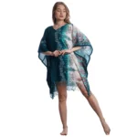 Open Design Womens Patterned Scarf - Image 9