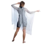 Elegant Versatile Summer Scarf with Buttons - Image 4