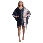 Open Design Womens Patterned Scarf - Image 3