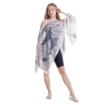 Elegant Chiffon Kimono Scarf - Image 4