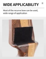 Traditional Fur Arrow Rest Pad for Recurve and Longbow - Image 5