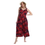 Vibrant Sleeveless Womens Jumpsuit