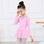 Attractive Long sleeve Girl Ballet Dress - Image 3