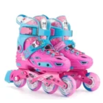 JING JIE Adjustable Inline Skate Shoes for Kids