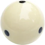 Black polka dot billiard practice ball - Image 2