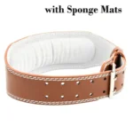 Double Pad PU Leather Weightlifting Belt - Image 4