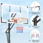 S003-20W Portable Adjustable Basketball Stand - Image 5