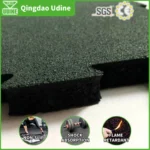 Premium Rubber Interlock Flooring Tiles – Green 50×50 cm, 15 mm - Image 2