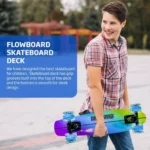 Plastic Cruiser Skateboard with Colorful Design - Image 3