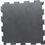 Rubber Gym Flooring Mat - Dark Gray 100×100 cm