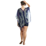 Breezy Buttoned Elegant Beach Scarf - Image 4