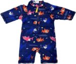 One-Piece Baby Swimwear with Cap - Image 4