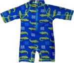 One-Piece Baby Swimwear with Cap