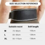 Double Pad PU Leather Weightlifting Belt - Image 3