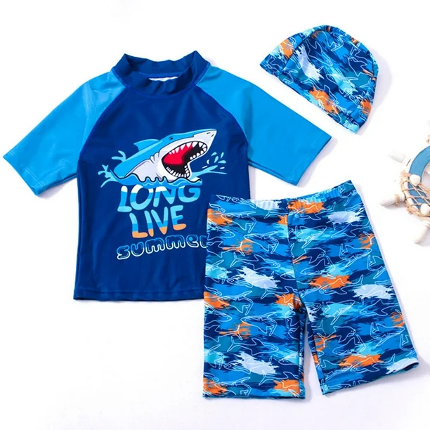 2075-2.webp Shark Splash Boys’ 3-Piece Swim Set - Image 1