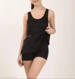 One-Piece Swimsuit in Dress Style - Image 3