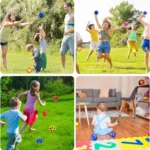 Colorful Bouncy Space Ball - Galaxy Moon Design - Image 2