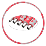 95cm Stainless Steel Foam Hula Hoop - Image 2
