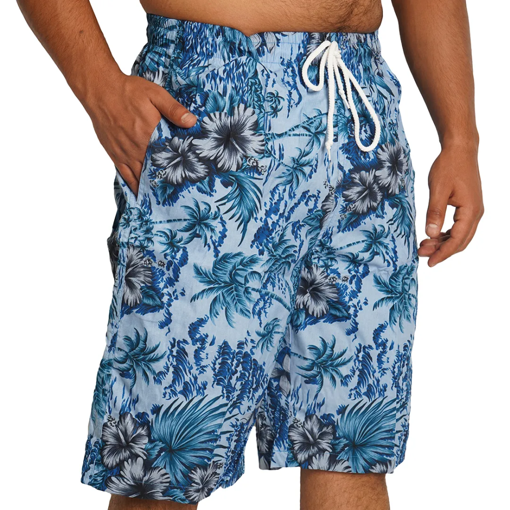 235-1.webp Tropical Print Men’s Swim Shorts - Image 1