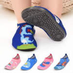 Toddler Kids Swim Water Shoes, Quick Dry Non-Slip Aqua Sand Socks With Cartoon Designs - Image 3