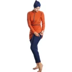 Elegant Modest Women's Burkini Swimsuit Set - Image 8