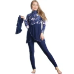 Elegant Modest Women's Burkini Swimsuit Set - Image 17