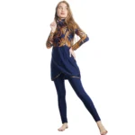Elegant Modest Women's Burkini Swimsuit Set - Image 6