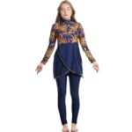 Elegant Modest Women's Burkini Swimsuit Set - Image 4