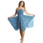 Colorful Design Strappy Summer Dress