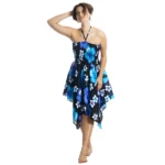 Colorful Design Strappy Summer Dress - Image 4