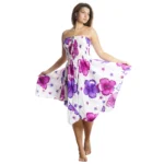 Colorful Design Strappy Summer Dress - Image 2
