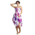 Colorful Design Strappy Summer Dress - Image 7