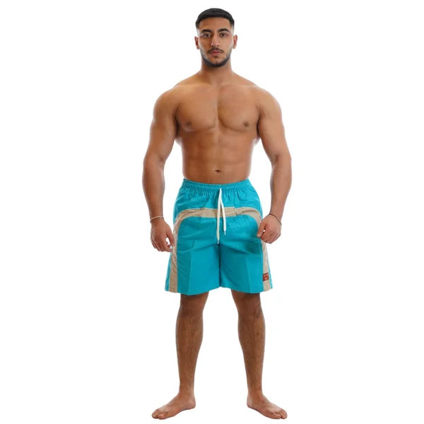 443-1-1.webp Colorful Striped Swimming Shorts - Image 1