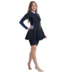 Elegant Women's One-Piece Swimsuit with Semi Coverage - Image 4