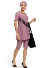 Olympiad Modest Women Bermuda Swim Set - Image 3