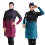 Hijabi Women Long Sleeve Burkini 3PCS Swimwear
