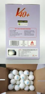 Double Fish V40 Ping Pong Balls 100-Pack - Image 2