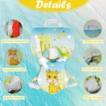 Babies Swim Float Vest with Safety Straps - Image 4