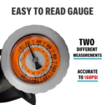 HONOR Pump – Bicycle Floor Inflator with Gauge - Image 4