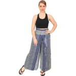 Multi-Use Womens Wide Leg Summer Pants Designed With Side Slits