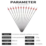 Carbon Arrows for Bow and Crossbow - Image 6