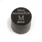 Navigator 14mm Black Cue Tip - Medium Hardness