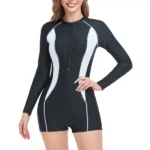 Elegant Women's Short-Sleeve Swimsuit - Image 5